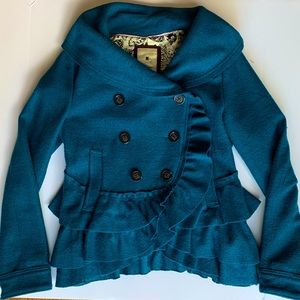 Anthropologie Fitted short blazer Sz 6